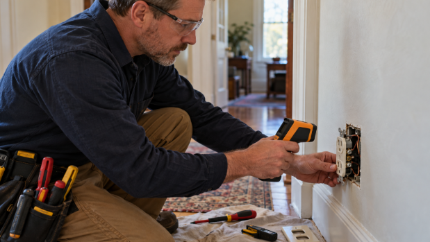 Why Does an Electrical Outlet Feel Hot Even When Nothing Is Plugged In?